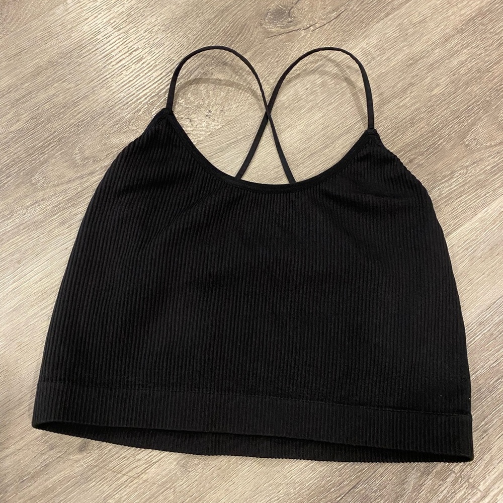 Colsie black women’s ribbed brami